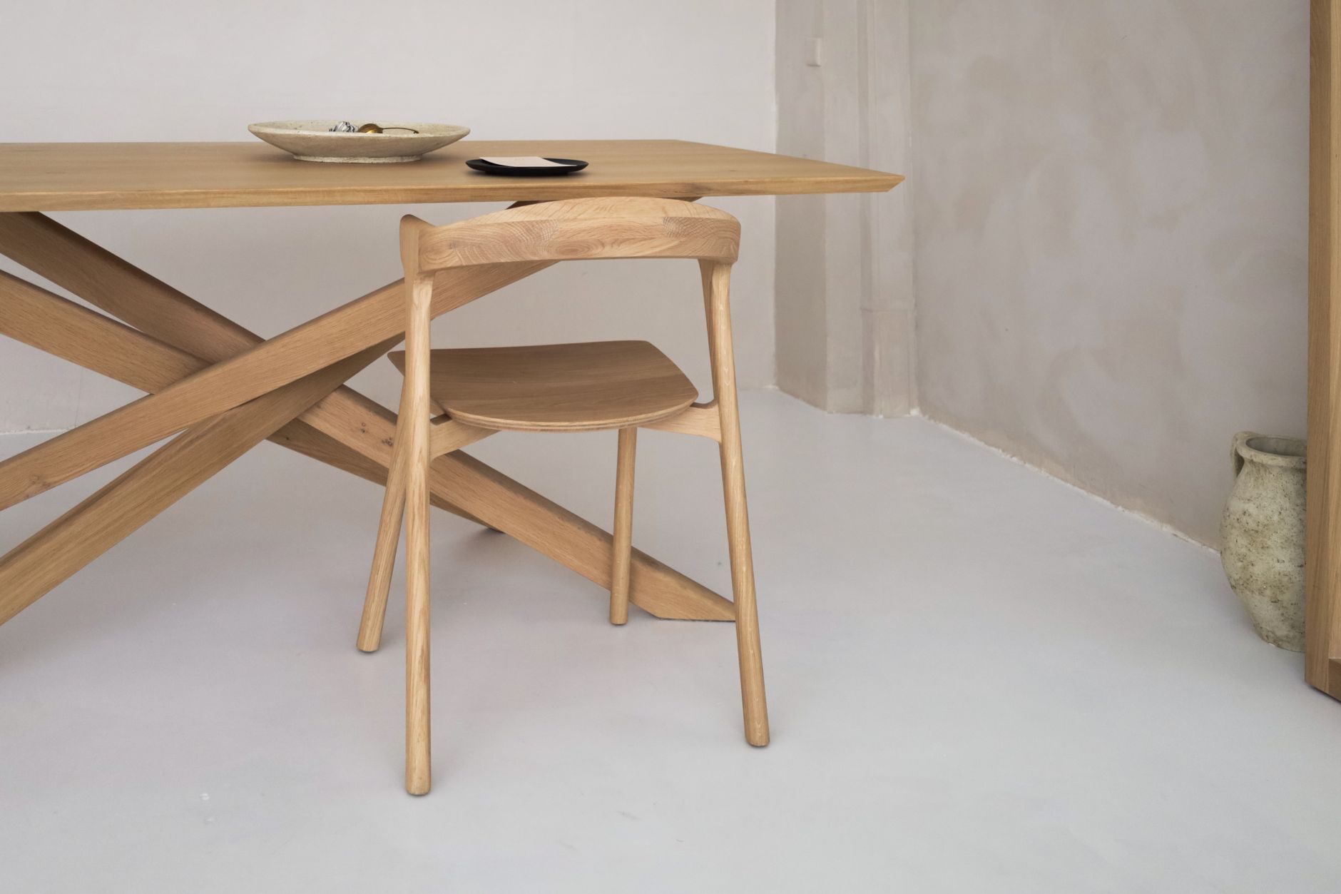 Stol Drava — hrast, 180 × 90 cm